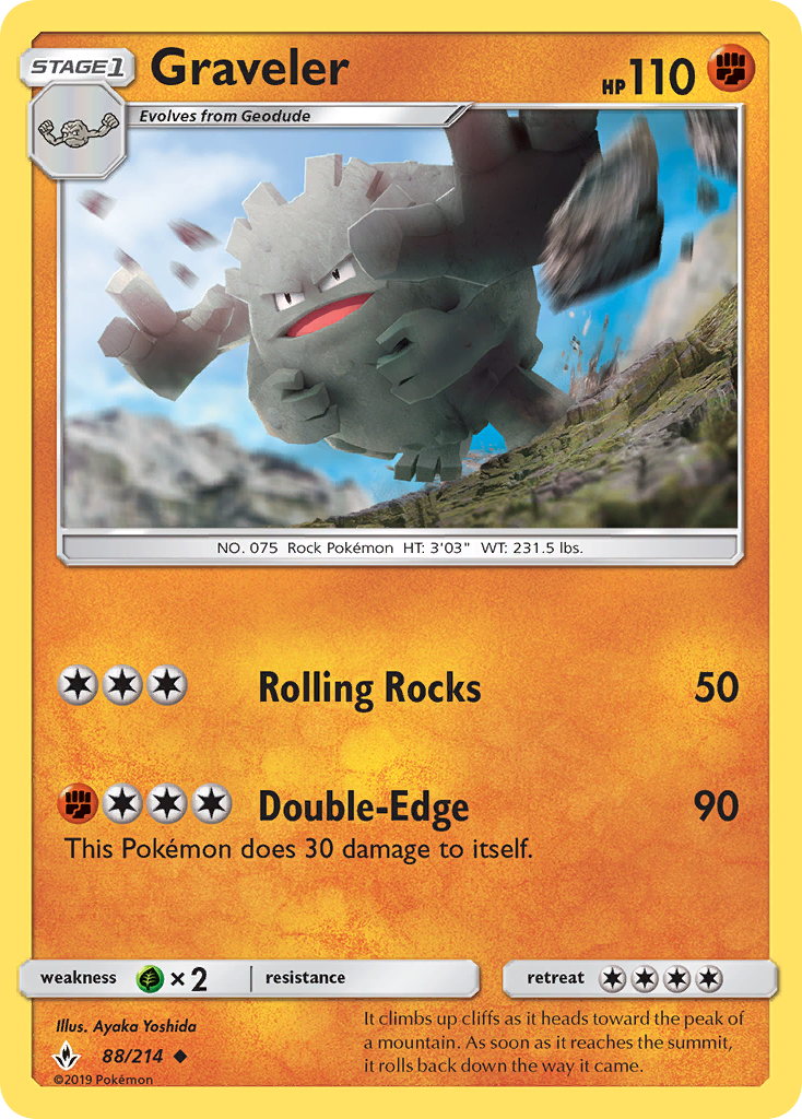 Graveler — illustrated card
