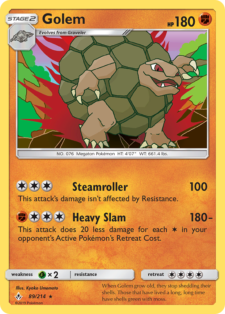 Golem — illustrated card
