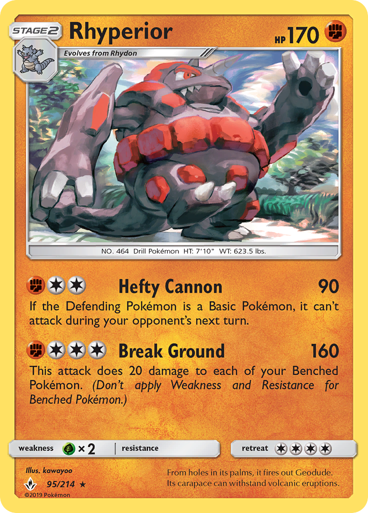 Rhyperior — illustrated card