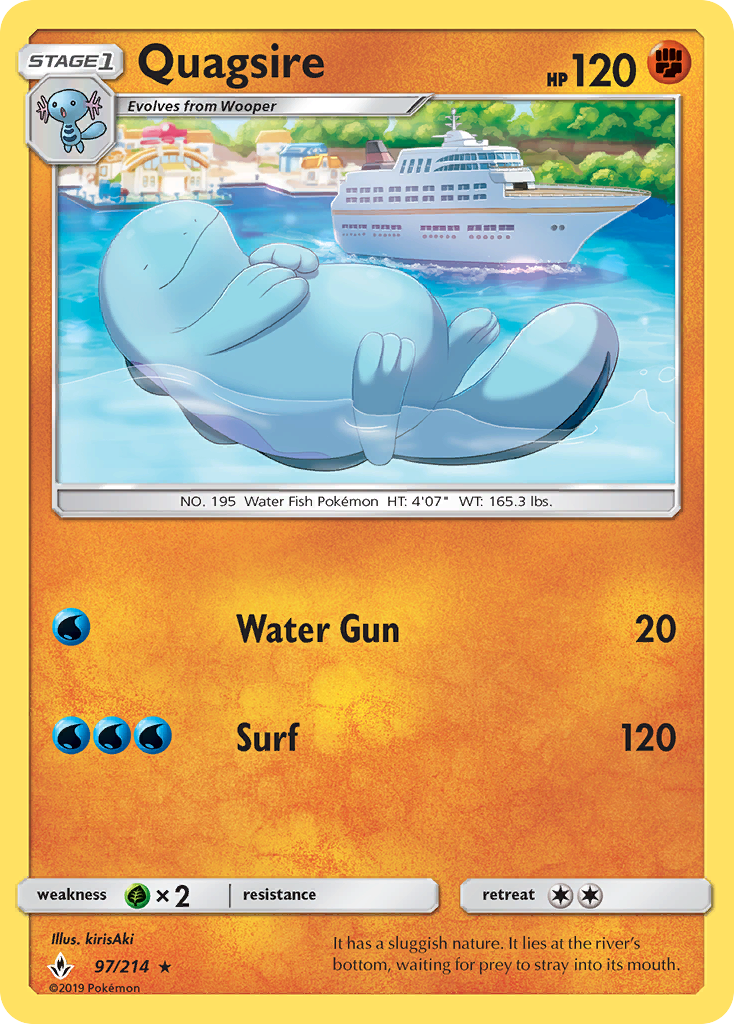 Quagsire — illustrated card
