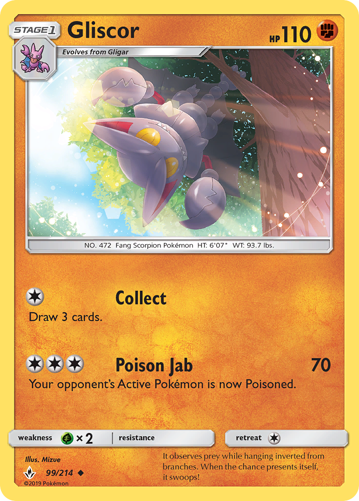 Gliscor — illustrated card