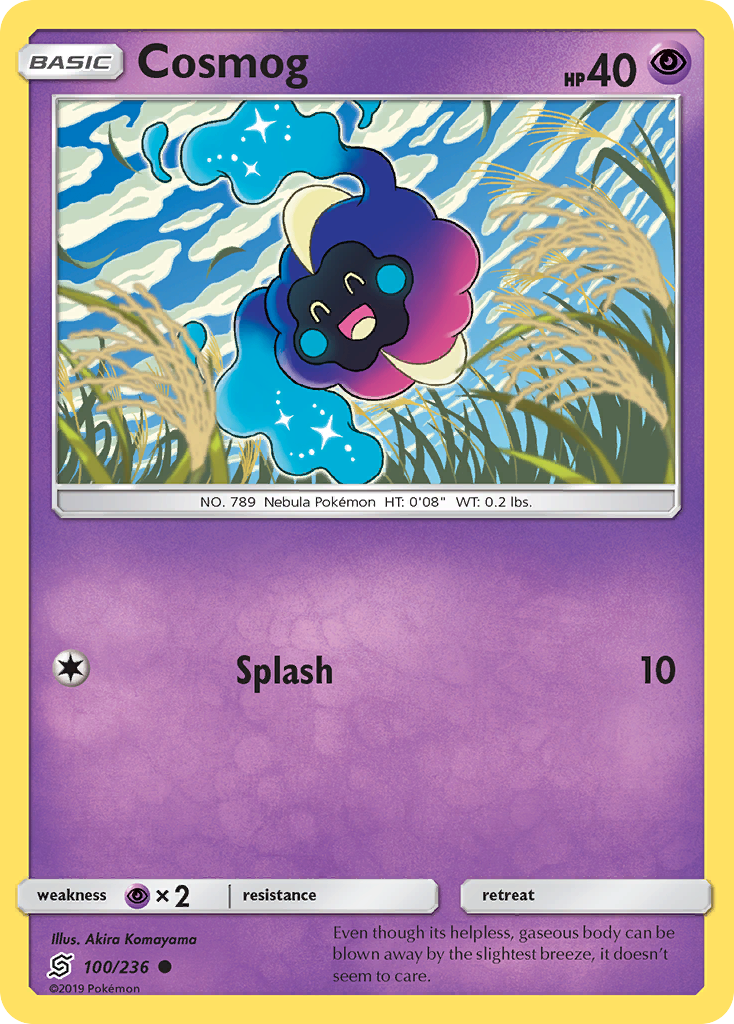 Cosmog — illustrated card