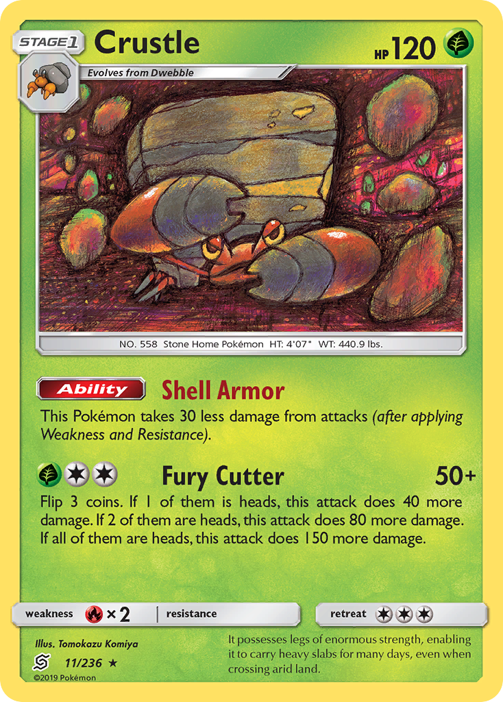 Crustle — illustrated card
