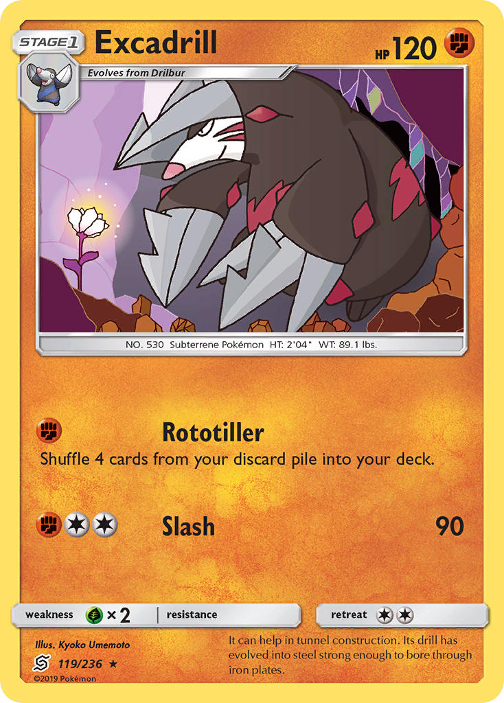 Excadrill — illustrated card