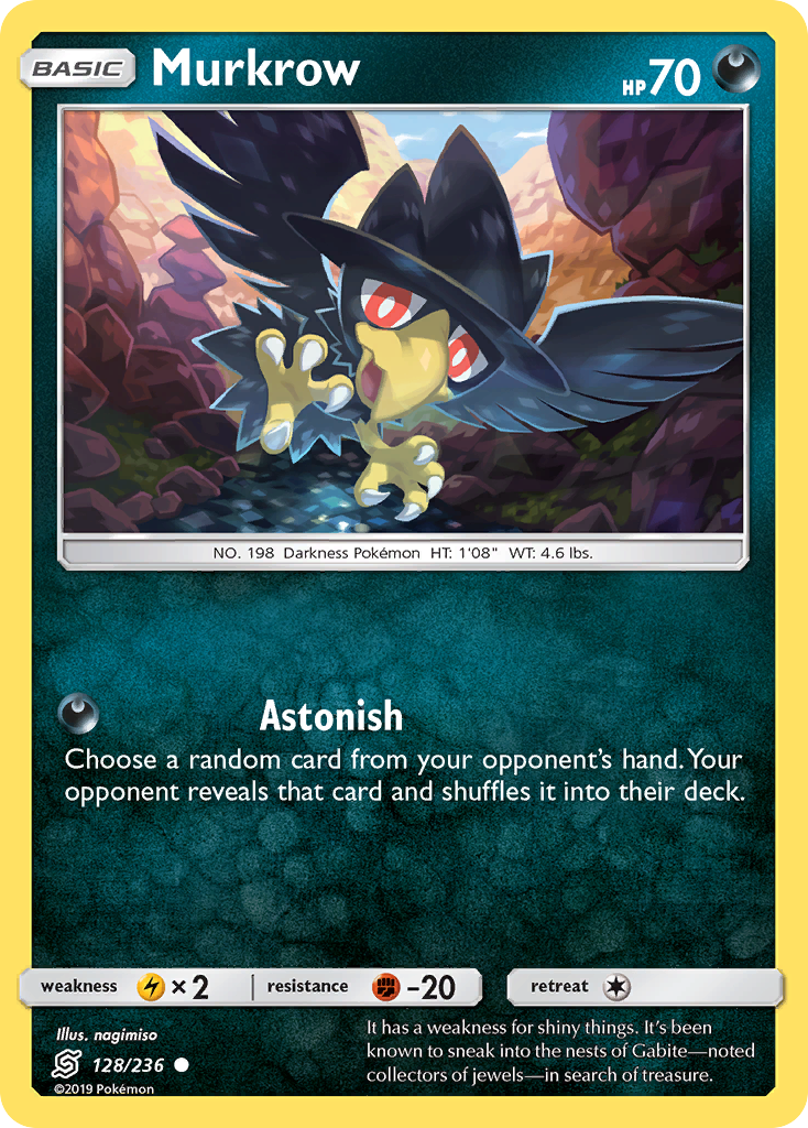 Murkrow — illustrated card