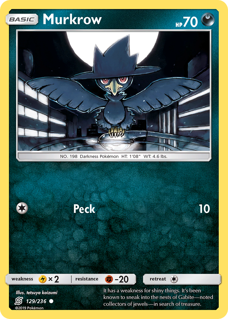 Murkrow — illustrated card