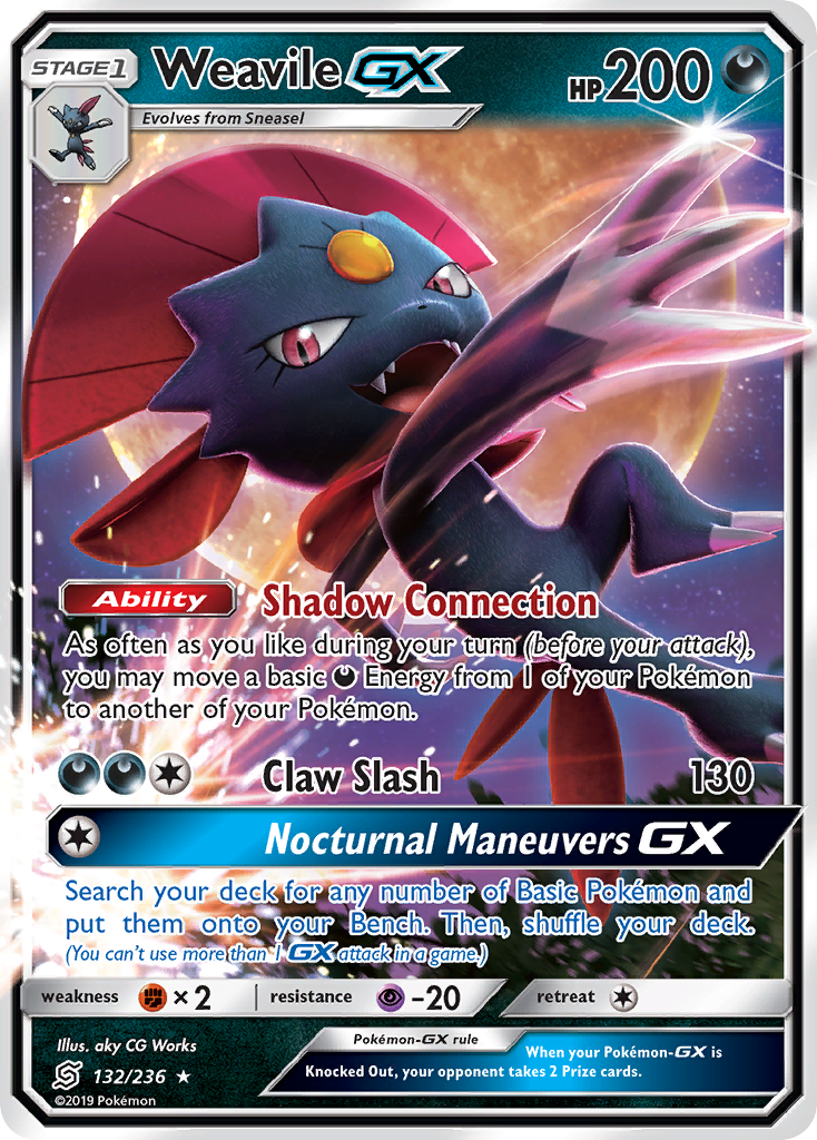 Weavile-GX — illustrated card