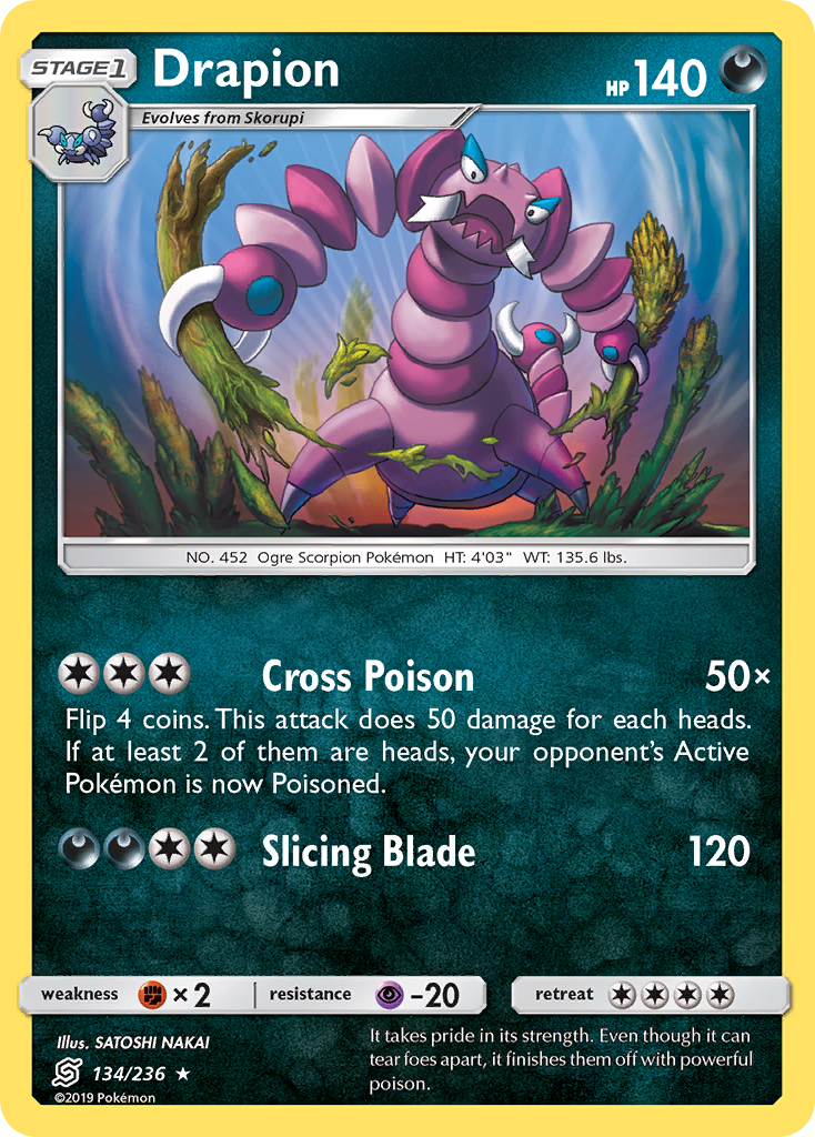 Drapion — illustrated card