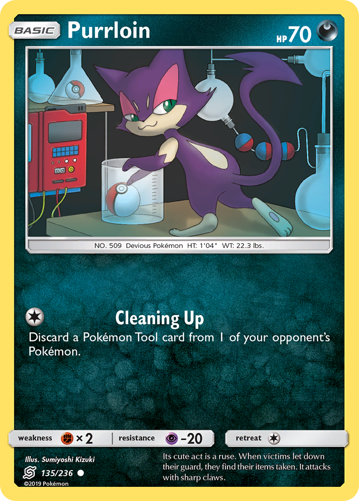 Purrloin — illustrated card