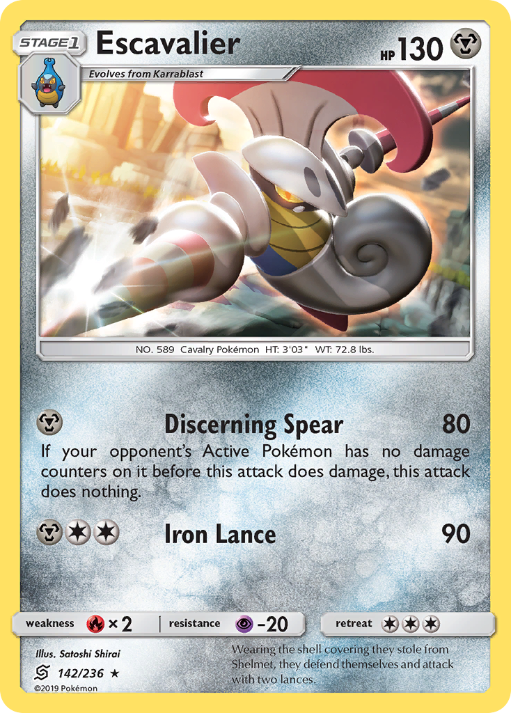 Escavalier — illustrated card
