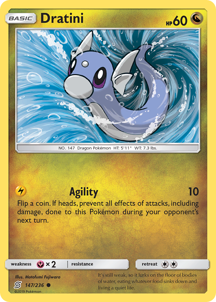 Dratini — illustrated card