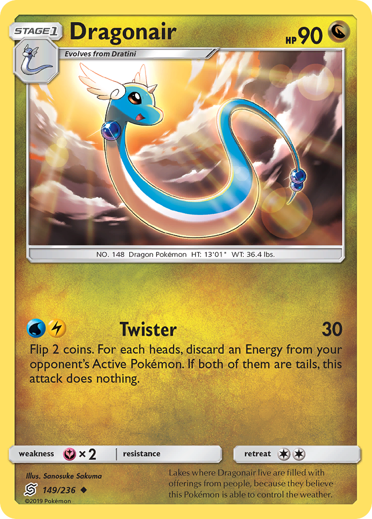 Dragonair — illustrated card
