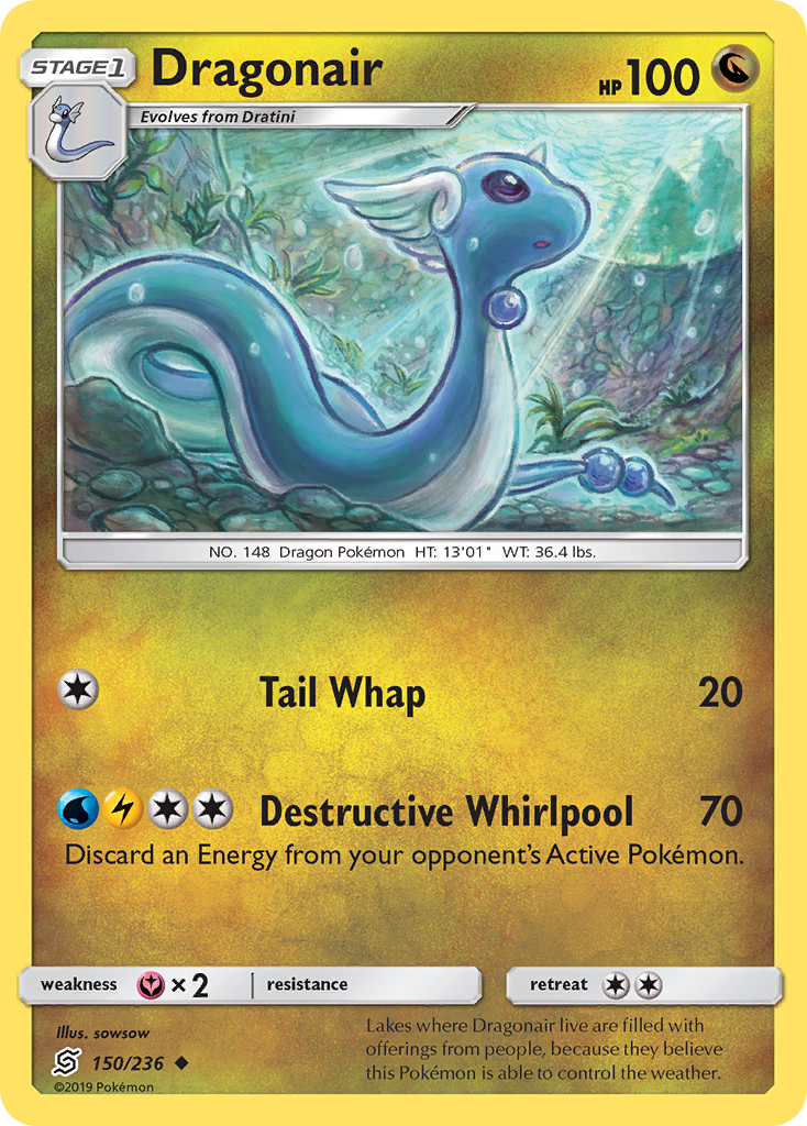 Dragonair — illustrated card