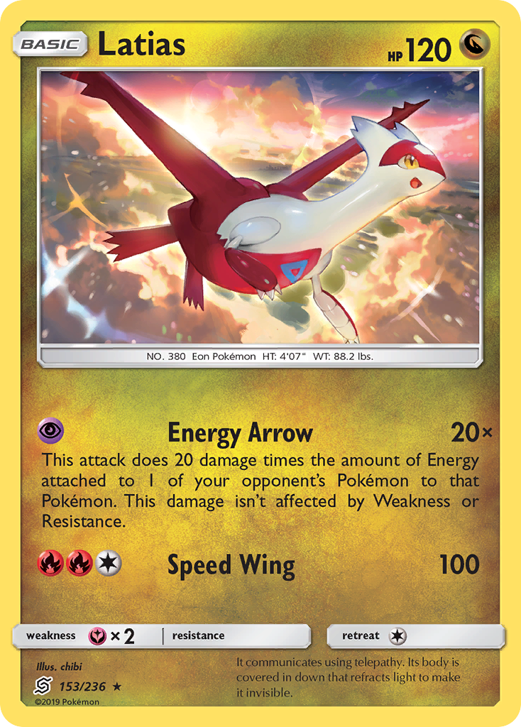 Latias — illustrated card