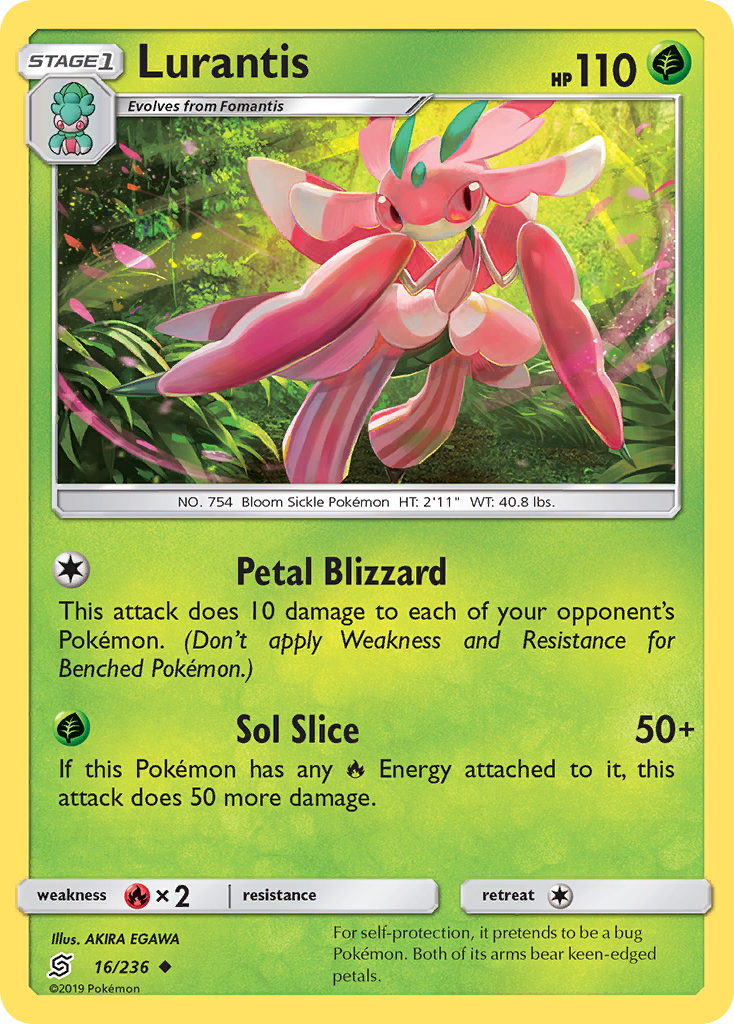 Lurantis — illustrated card