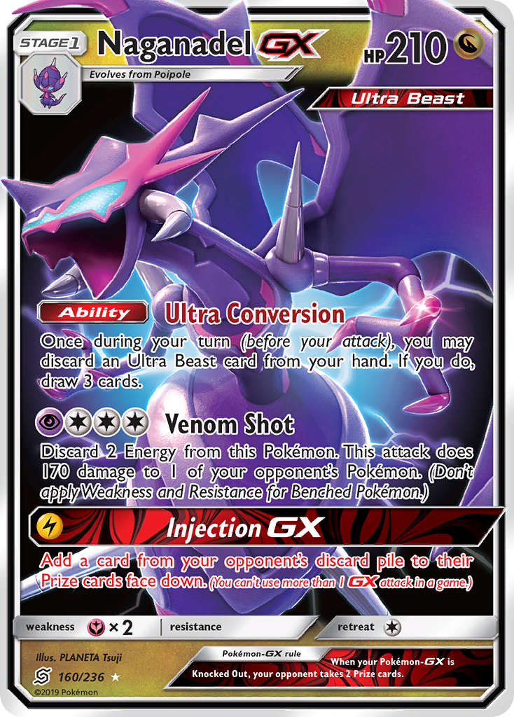 Naganadel-GX — illustrated card