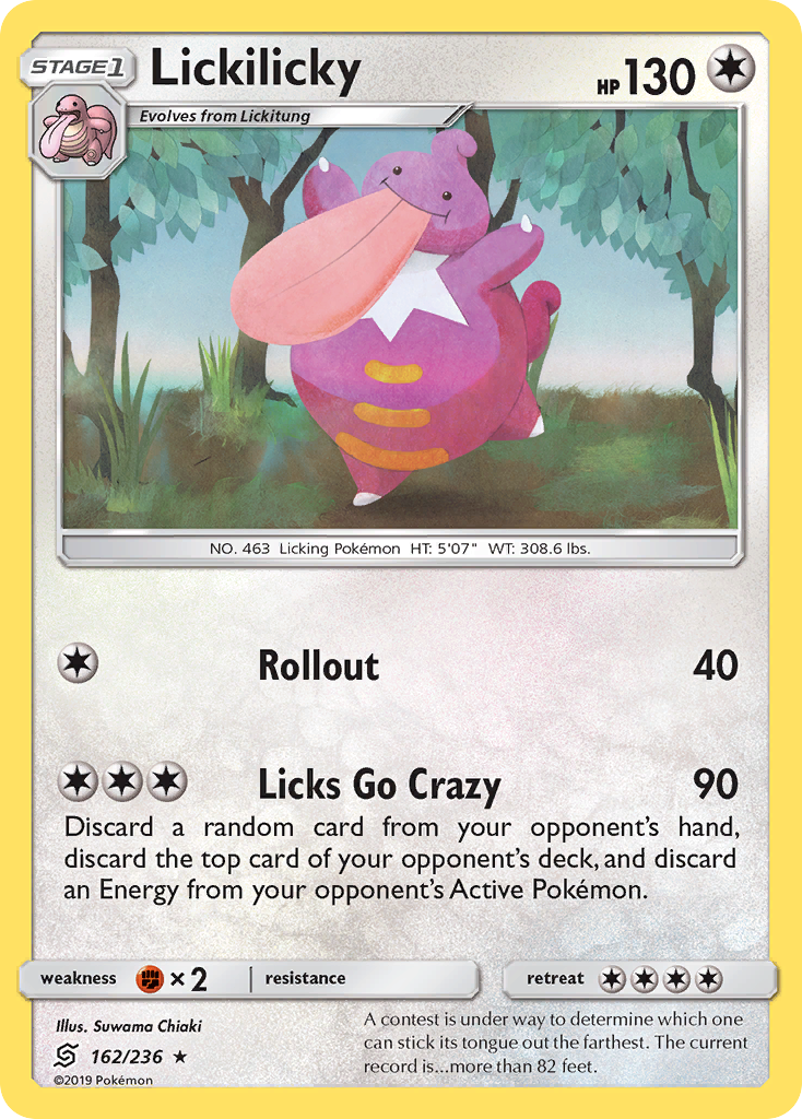 Lickilicky — illustrated card