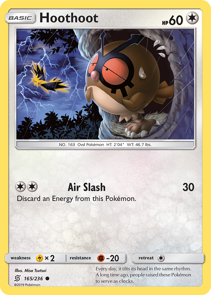 Hoothoot — illustrated card