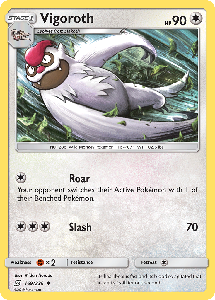 Vigoroth — illustrated card