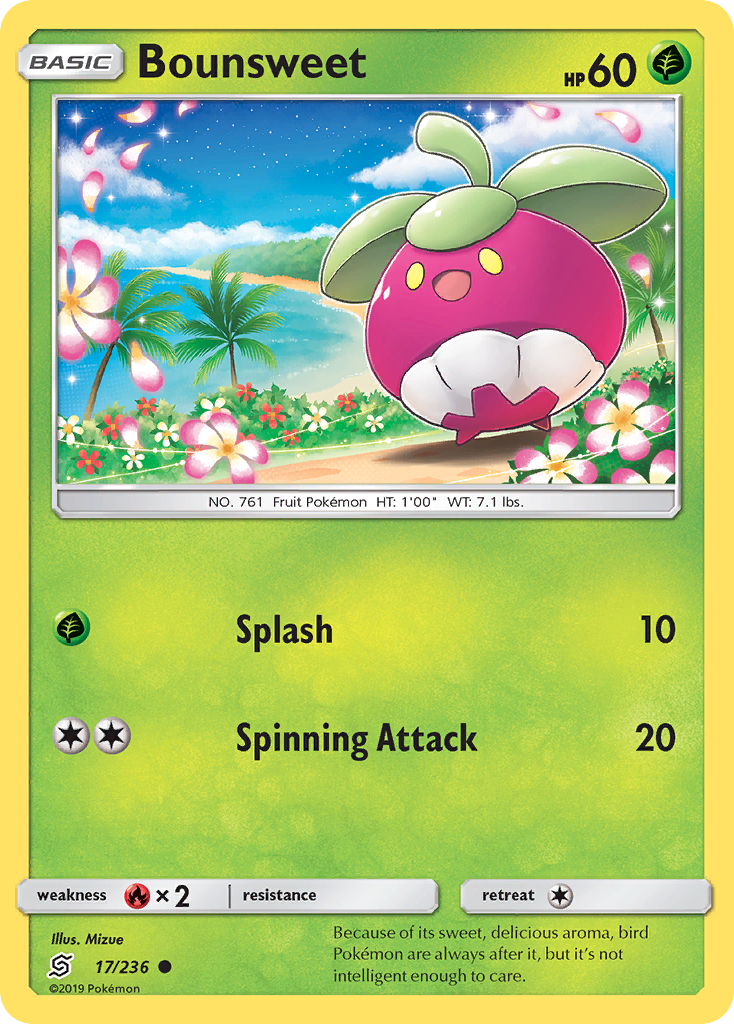 Bounsweet — illustrated card