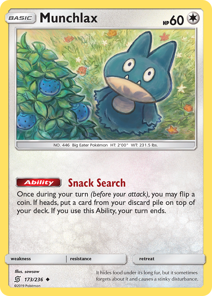 Munchlax — illustrated card