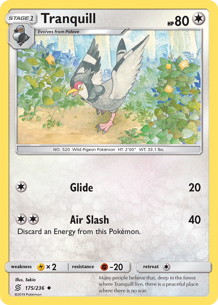 Tranquill — illustrated card