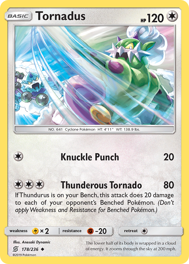 Tornadus — illustrated card