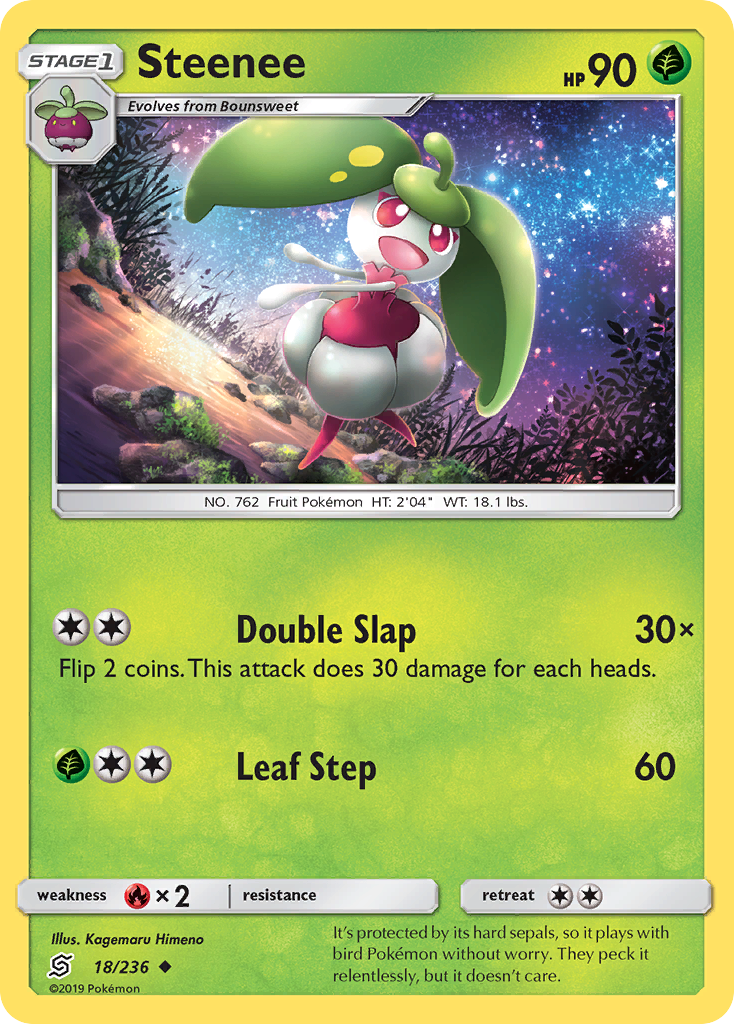 Steenee — illustrated card