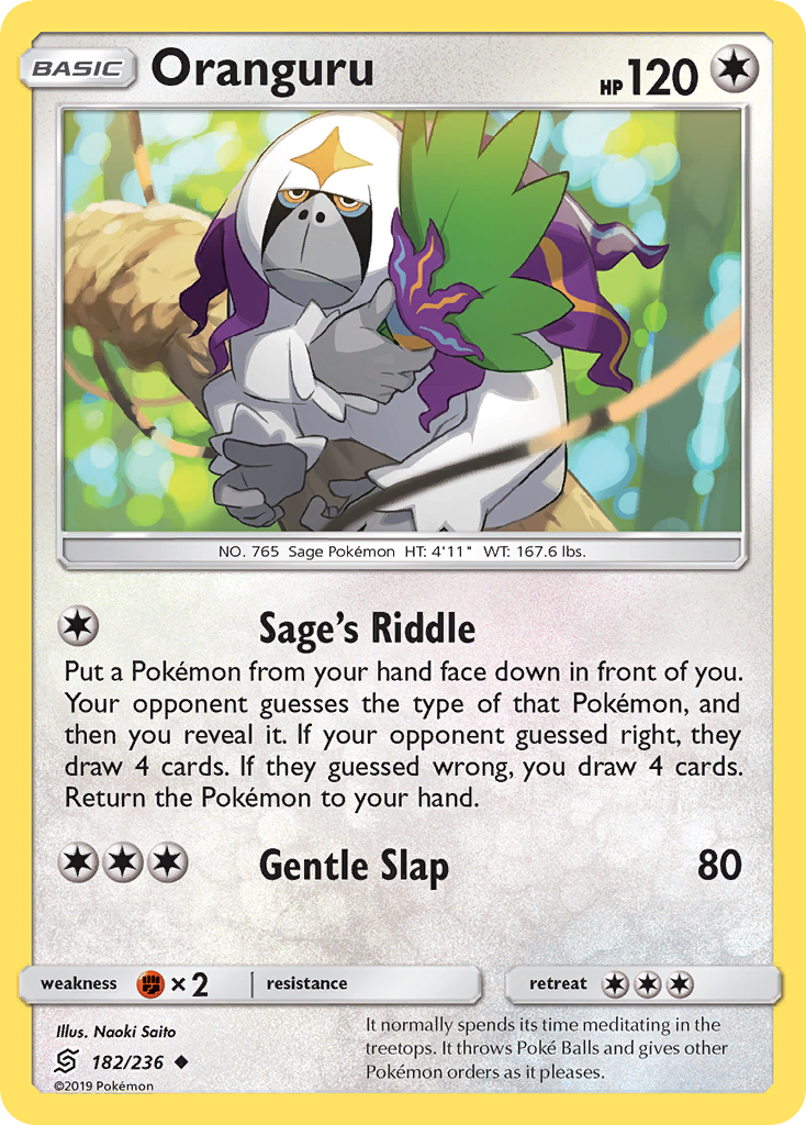 Oranguru — illustrated card