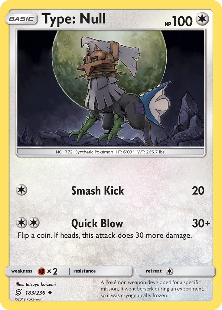 Type: Null — illustrated card