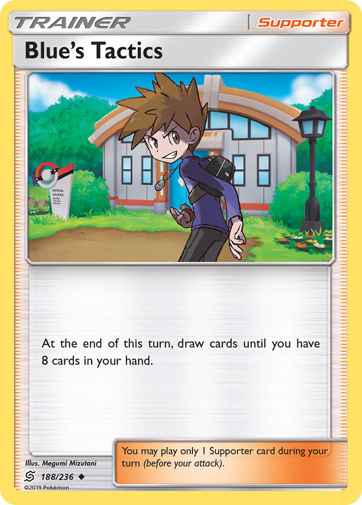 Blue's Tactics — illustrated card
