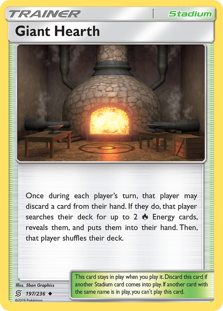 Giant Hearth — illustrated card