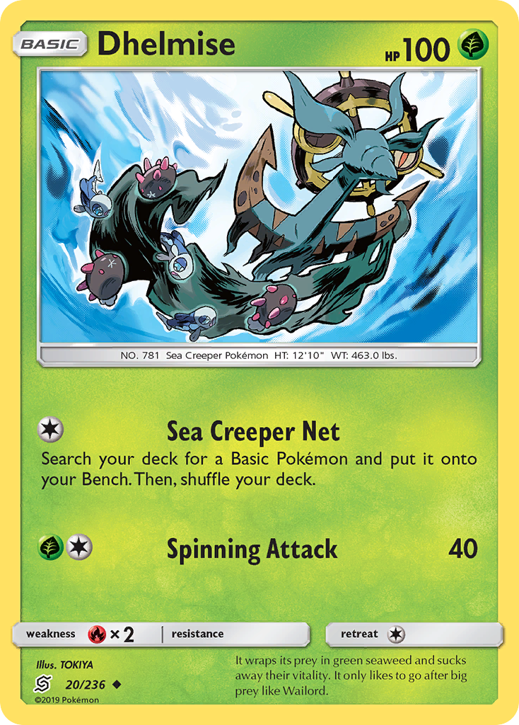 Dhelmise — illustrated card