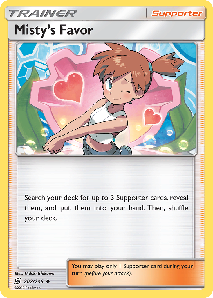 Misty's Favor — illustrated card