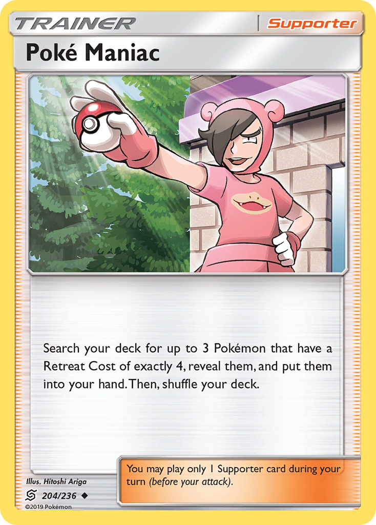 Poké Maniac — illustrated card