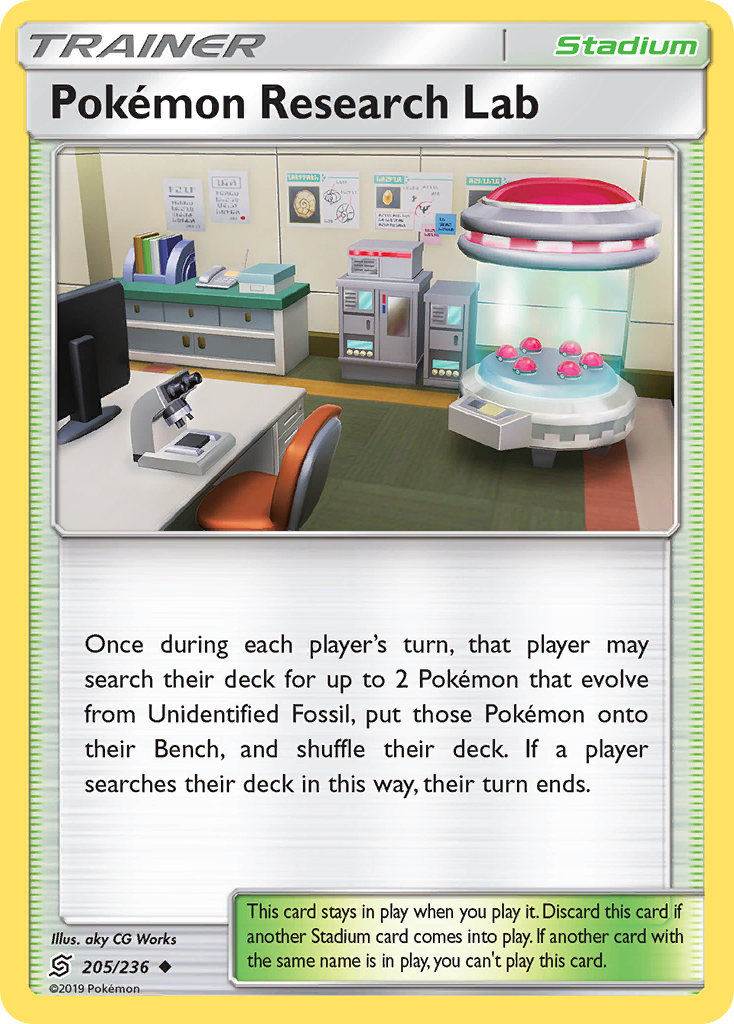 Pokémon Research Lab — illustrated card