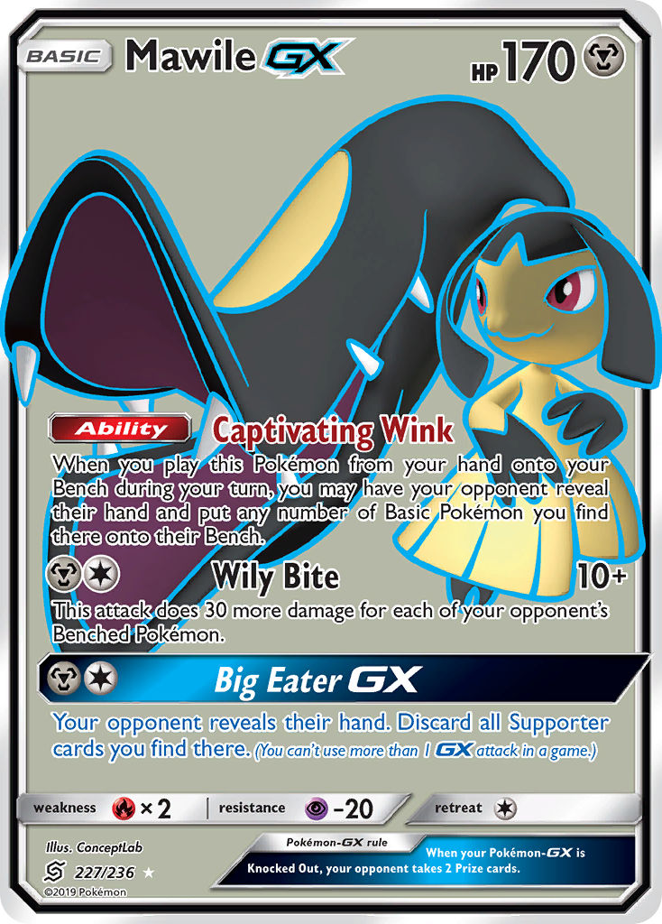Mawile-GX — illustrated card