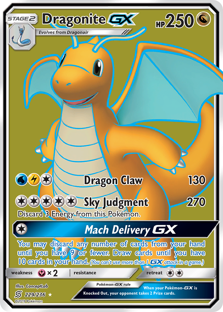 Dragonite-GX — illustrated card