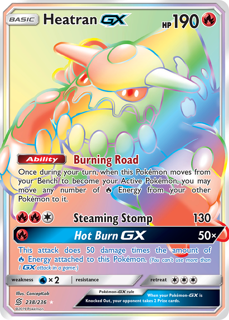 Heatran-GX — illustrated card