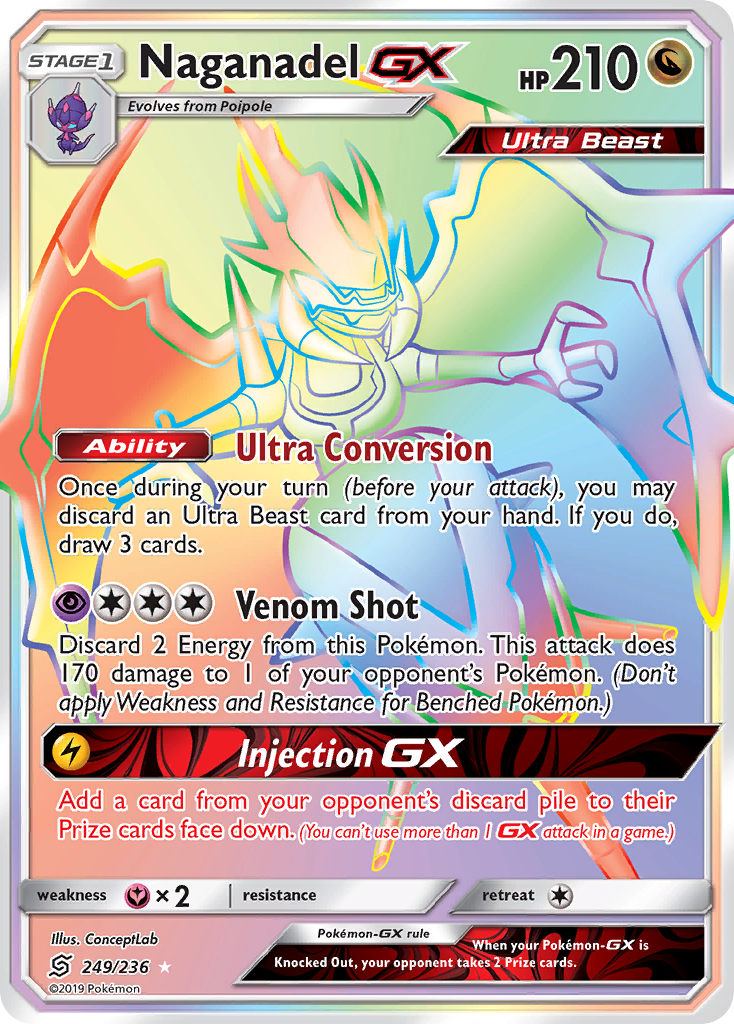 Naganadel-GX — illustrated card