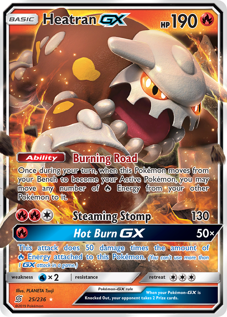 Heatran-GX — illustrated card