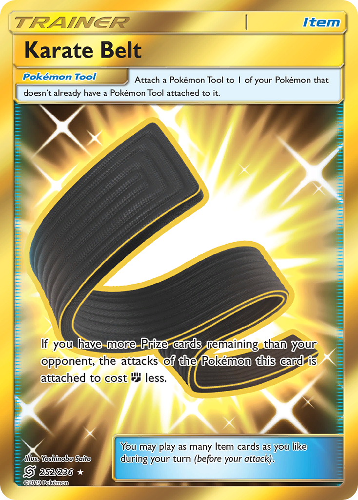 Karate Belt — illustrated card