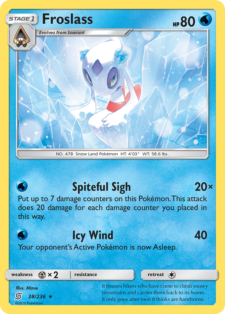Froslass — illustrated card