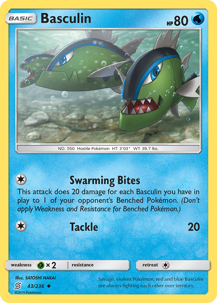 Basculin — illustrated card