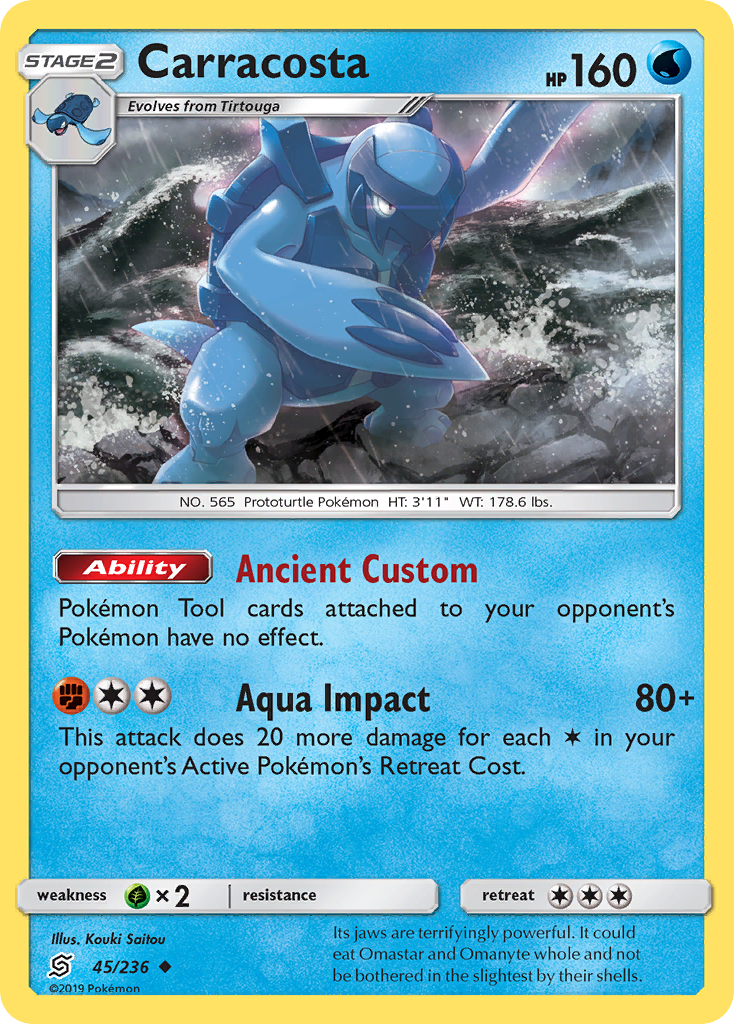 Carracosta — illustrated card