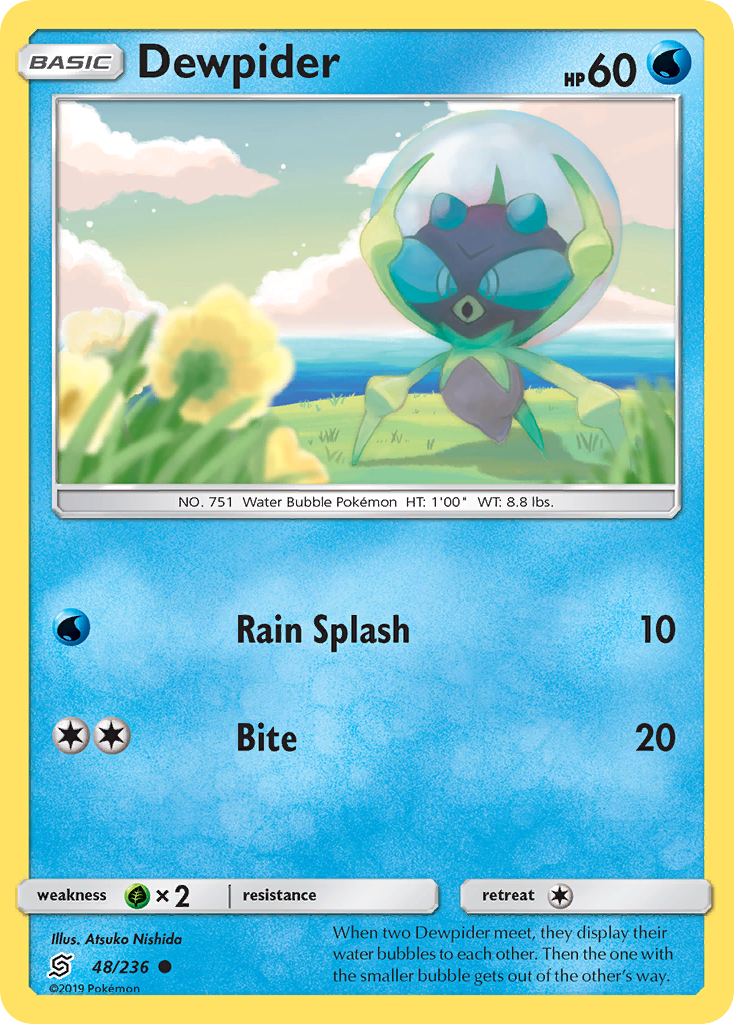 Dewpider — illustrated card