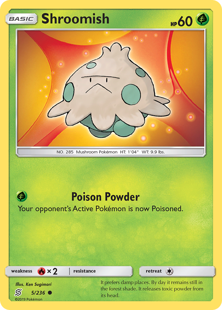 Shroomish — illustrated card