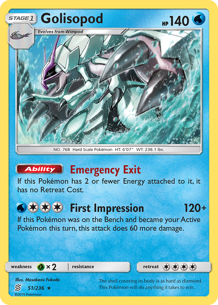 Golisopod — illustrated card