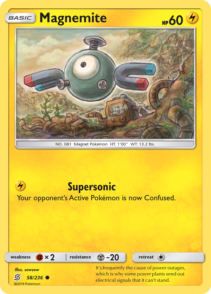 Magnemite — illustrated card