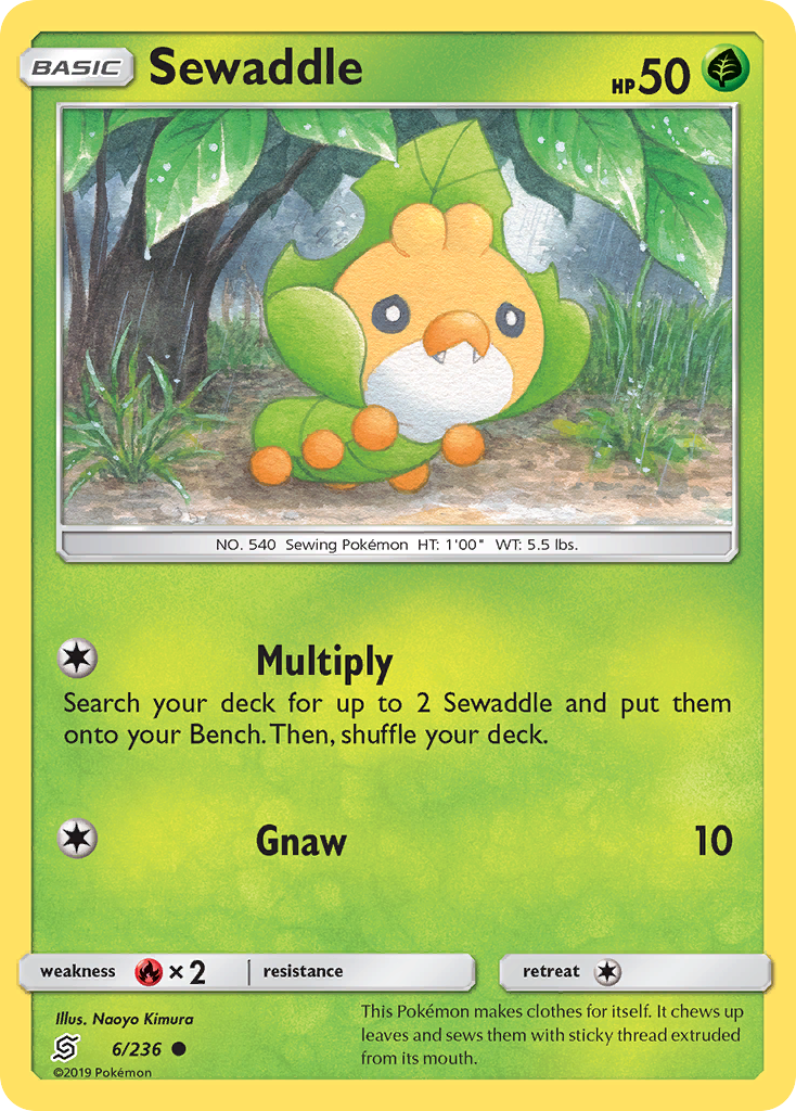 Sewaddle — illustrated card
